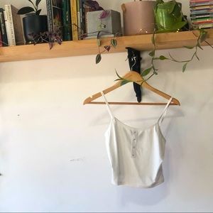 FancyQube White Crop Too Sz Sm